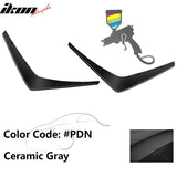 2015-2023 Dodge Charger SRT 2PC Painted Front Bumper Canard PP