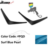 2015-2023 Dodge Charger SRT 2PC Painted Front Bumper Canard PP