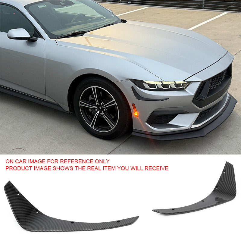 2024-2026 Ford Mustang Ecoboost IKON Style Front Bumper Canards