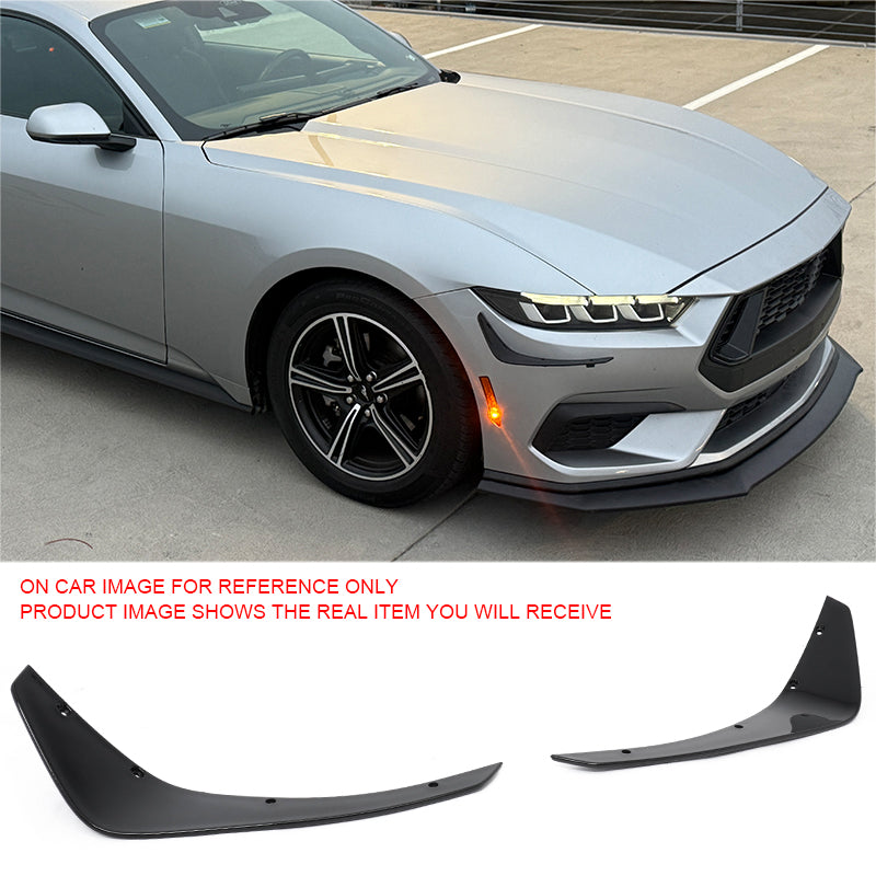 2024-2026 Ford Mustang Ecoboost IKON Style Front Bumper Canards