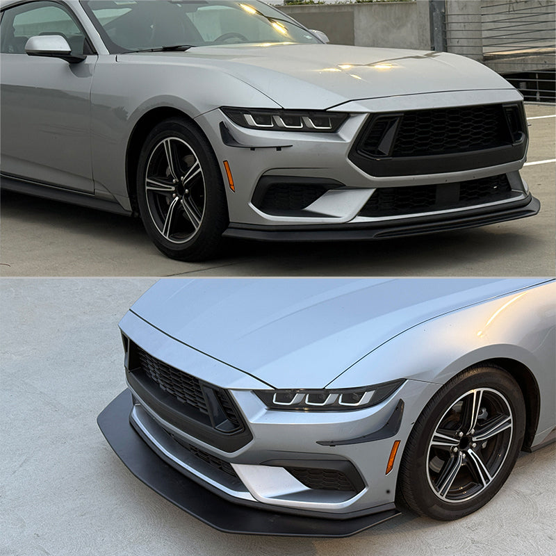 2024-2026 Ford Mustang Ecoboost IKON Style Front Bumper Canards