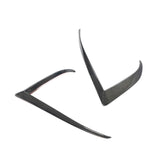 2021-2026 Tesla Model S Gloss Black Front Canard Splitter Carbon Fiber
