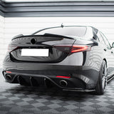 Rear Bumper Diffuser for Alfa Romeo Giulia 2017-2026 MX Style Unpainted PU