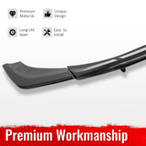 2023-2026 Alfa Romeo Tonale IKON Style Rear Bumper Diffuser 3PCS Gloss Black ABS