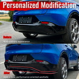 2023-2026 Alfa Romeo Tonale IKON Style Rear Bumper Diffuser 3PCS Gloss Black ABS