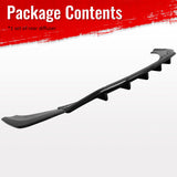 2023-2026 Alfa Romeo Tonale IKON Style Rear Bumper Diffuser 3PCS Gloss Black ABS
