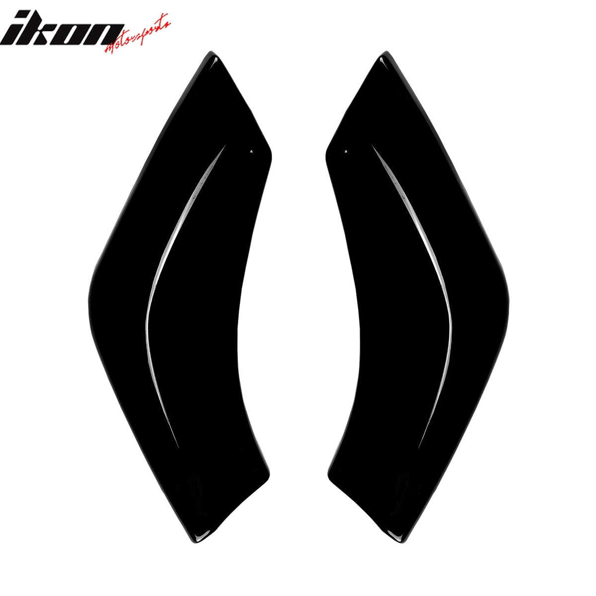 2023-2026 Alfa Romeo Tonale IKON Style Rear Bumper Diffuser 3PCS Gloss Black ABS