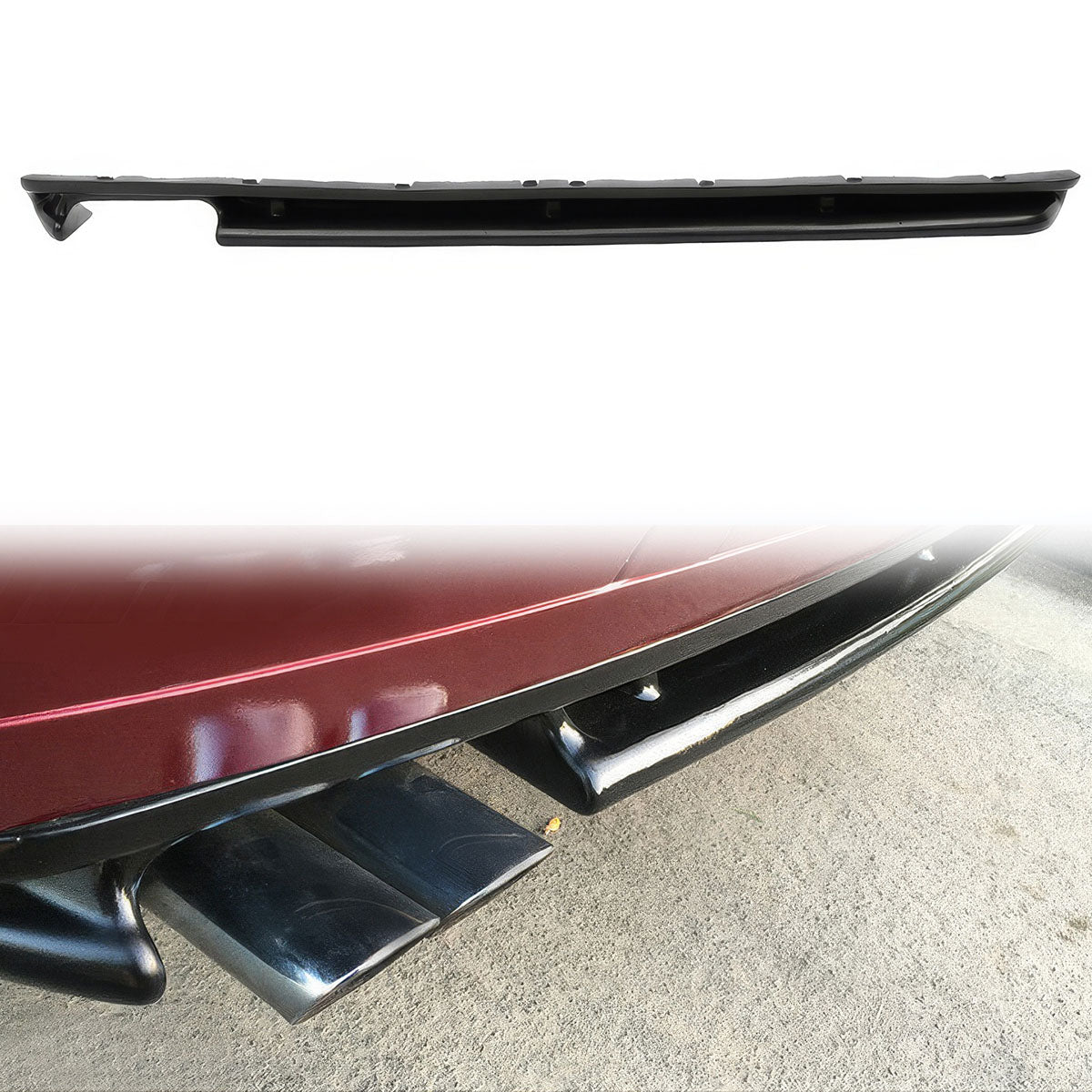 1992-1999 BMW E36 3-Series MT 2Dr 4Dr M3 Style Rear Bumper Diffuser PU