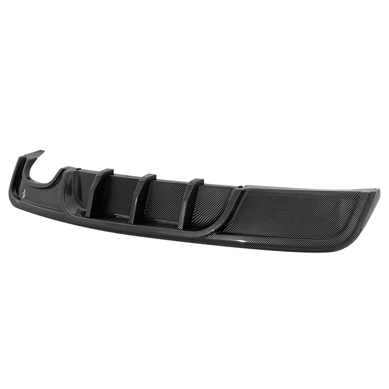 2008-2013 BMW 1-Series E82 E88 MP Rear Diffuser Carbon Fiber Print ABS