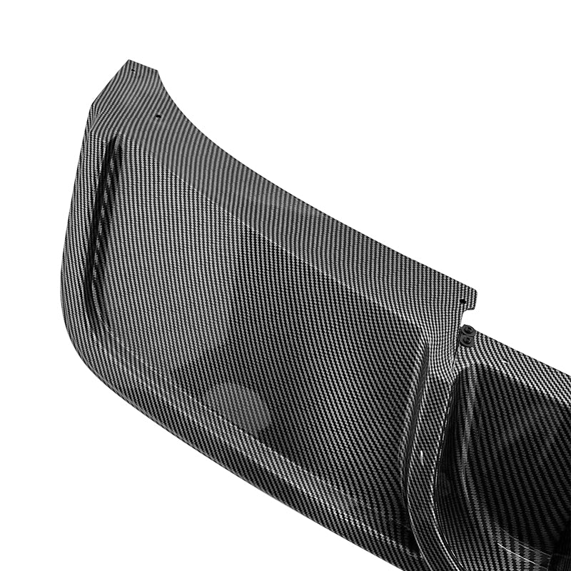 2008-2013 BMW 1-Series E82 E88 MP Rear Diffuser Carbon Fiber Print ABS