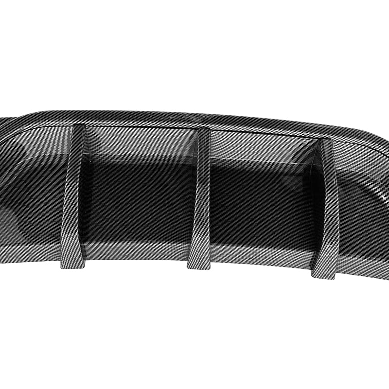 2008-2013 BMW 1-Series E82 E88 MP Rear Diffuser Carbon Fiber Print ABS