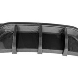 2008-2013 BMW 1-Series E82 E88 MP Rear Diffuser Carbon Fiber Print ABS
