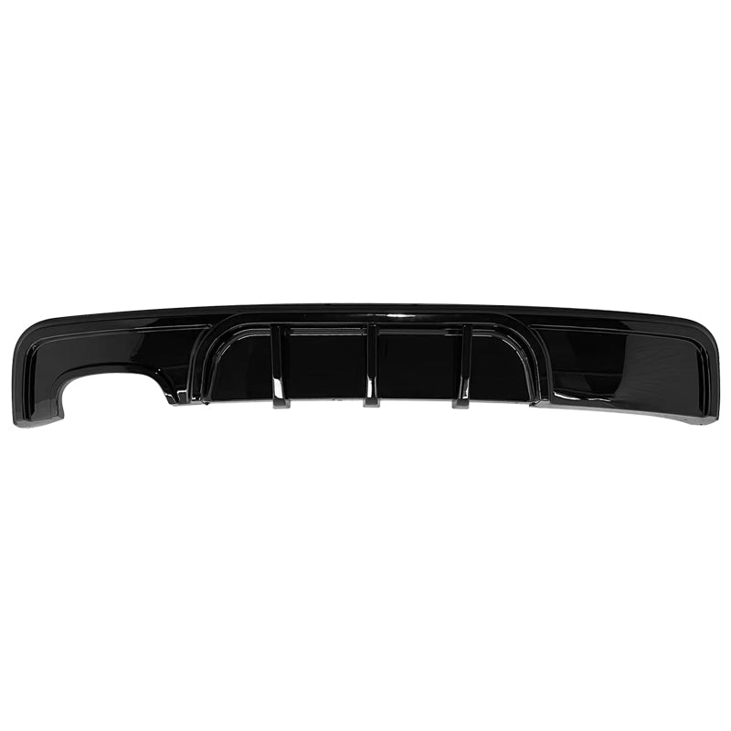 2008-2013 BMW 1-Series E82 E88 MP Rear Diffuser Lip Gloss Black ABS