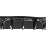 2008-2013 BMW 1-Series E82 E88 MP Rear Diffuser Lip Gloss Black ABS