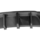 2008-2013 BMW 1-Series MP Rear Diffuser W/ LED Carbon Fiber Print ABS