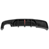 2008-2013 BMW 1-Series E82 E88 MP Rear Diffuser W/ LED Gloss Black ABS