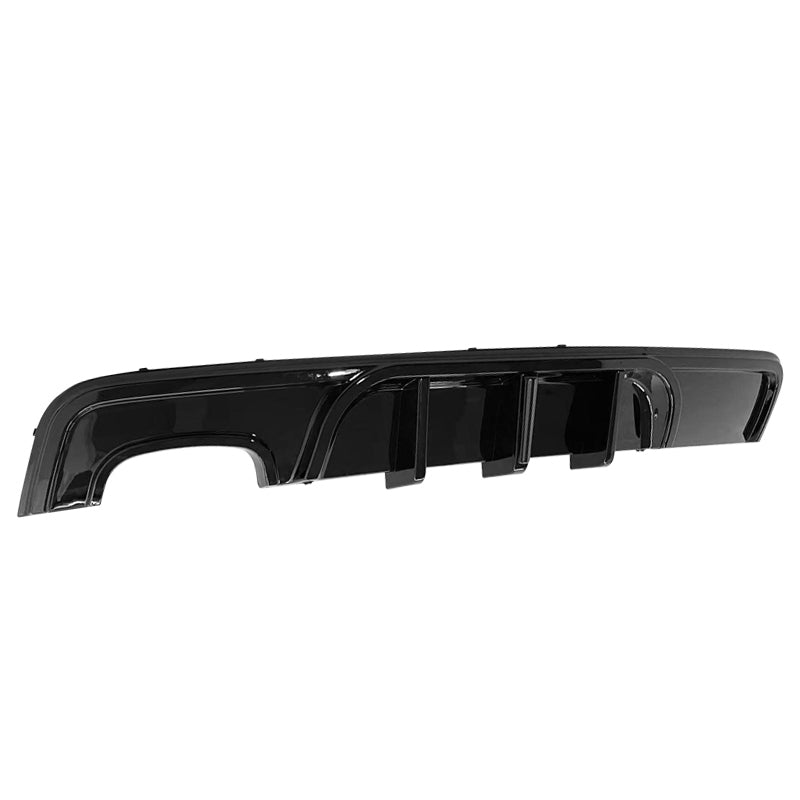 2008-2013 BMW 1-Series E82 E88 MP Rear Diffuser W/ LED Gloss Black ABS