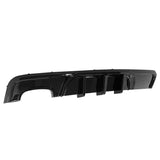 2008-2013 BMW 1-Series E82 E88 MP Rear Diffuser W/ LED Gloss Black ABS
