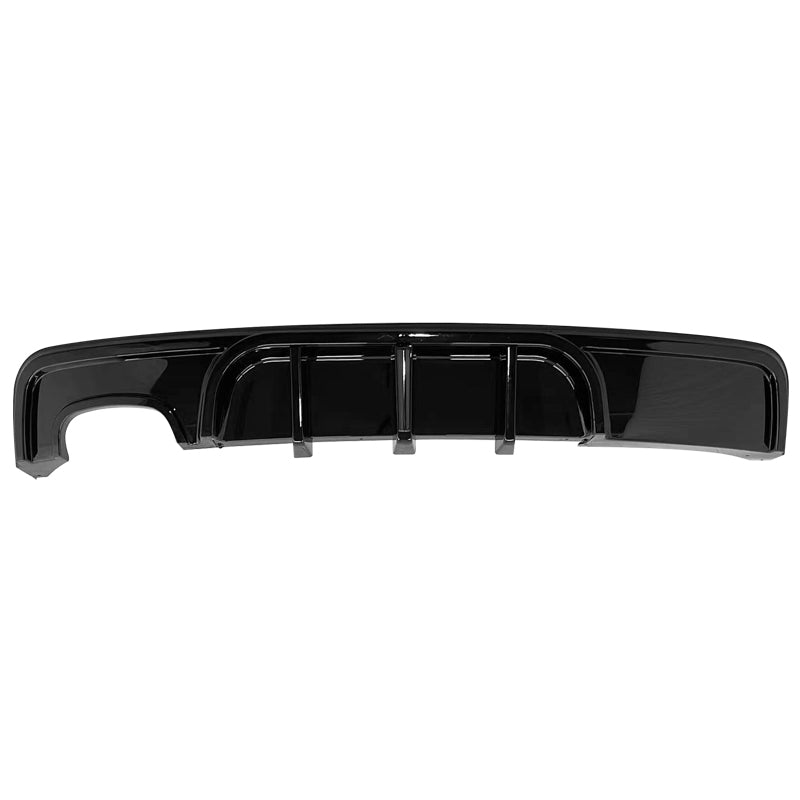 2008-2013 BMW 1-Series E82 E88 MP Rear Diffuser W/ LED Gloss Black ABS