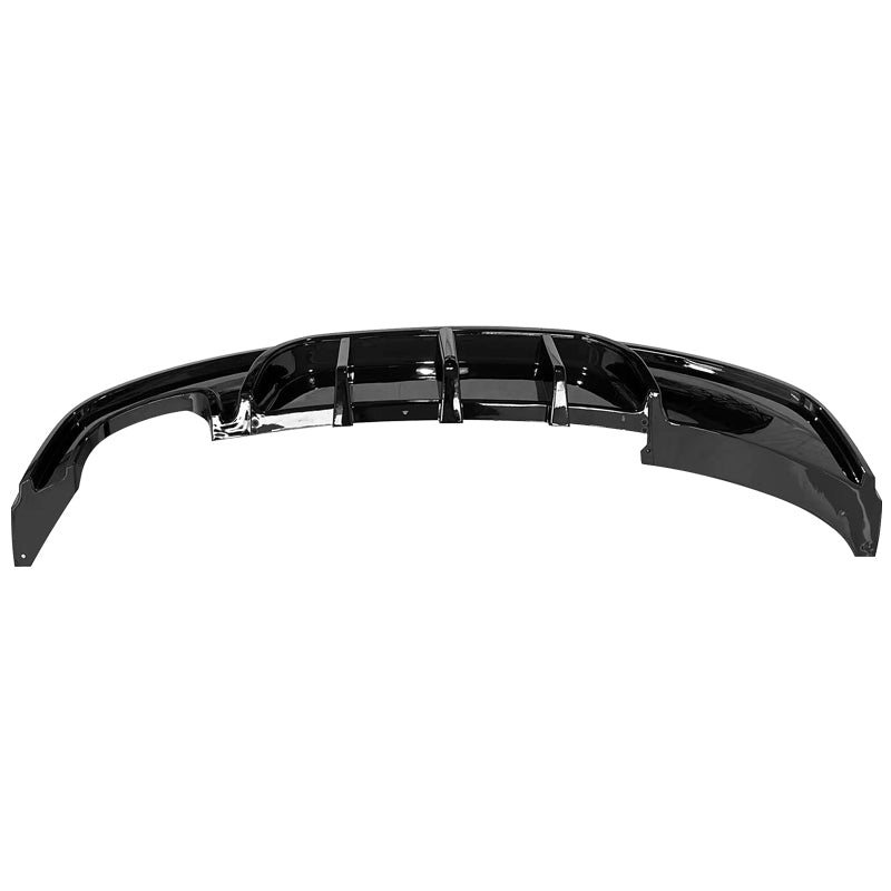 2008-2013 BMW 1-Series E82 E88 MP Rear Diffuser W/ LED Gloss Black ABS