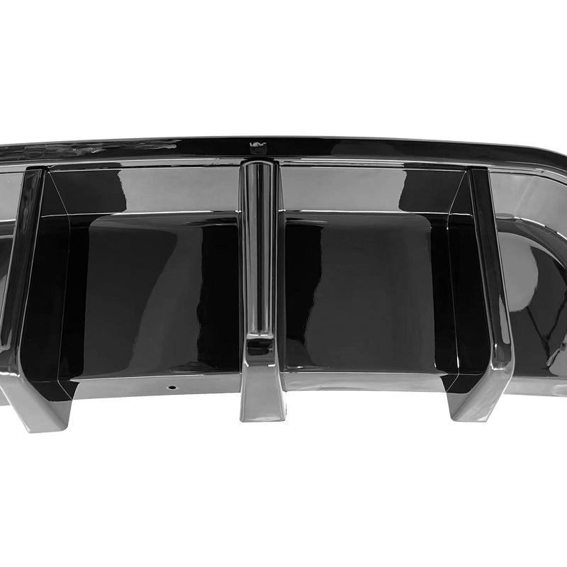 2008-2013 BMW 1-Series E82 E88 MP Rear Diffuser W/ LED Gloss Black ABS