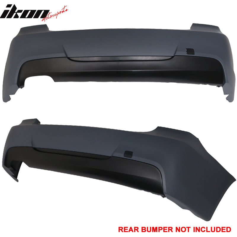 2006-2011 BMW E90 3 Series M-Tech Msport Rear Bumper Diffuser PP