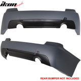 2007-2013 BMW E92 335 M-Tech Msport Unpainted Rear Bumper Diffuser PP