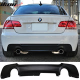Fits 07-13 E92 Coupe 335 335i MT Msport Rear Bumper&Diffuser