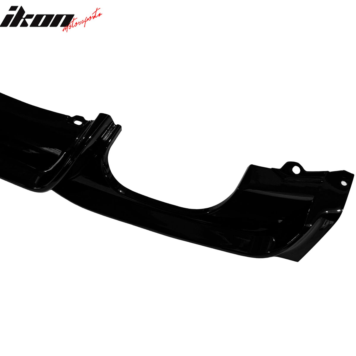 2012-2018 BMW 3 Series F30 F31 M Sport Rear Bumper Diffuser Lip Single Side Dual Exhaust Gloss Black PP