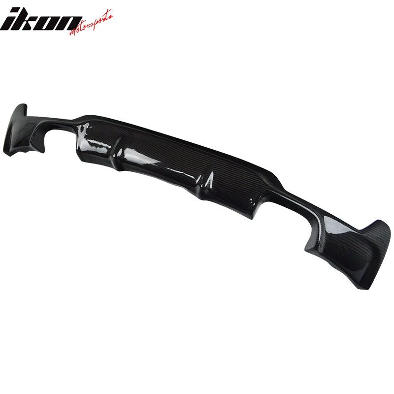 2014-2020 BMW F32 M Sport Rear Bumper Diffuser V Style Carbon Fiber