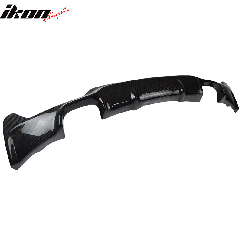 2014-2020 BMW F32 M Sport Rear Bumper Diffuser V Style Carbon Fiber