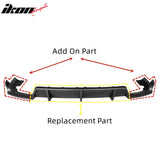 Fits 20-23 G06 X6 M Sport IKON Gloss Black Front Rear Lip Side Skirt