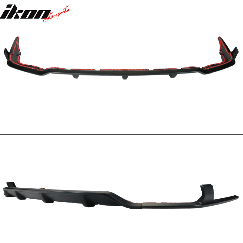 2019-2024 BMW G07 X7 M Sport Rear Bumper Lip Diffuser 3PC Primer ABS