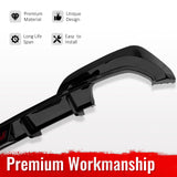 2019-2022 BMW Pre LCI G20 3 Series M340 Style Gloss Black Rear Bumper Diffuser w/ LED Light