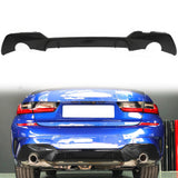 2019-2022 BMW 330i M Sport Dual Single Exhaust Rear Lip Diffuser PP
