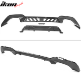 2019-2022 BMW 330i M-Tech M Sport Matte Black PP Rear Lip Diffuser