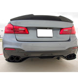 2017-2023 BMW 5 Series G30 M Sport Rear Diffuser Gloss Black MP Style