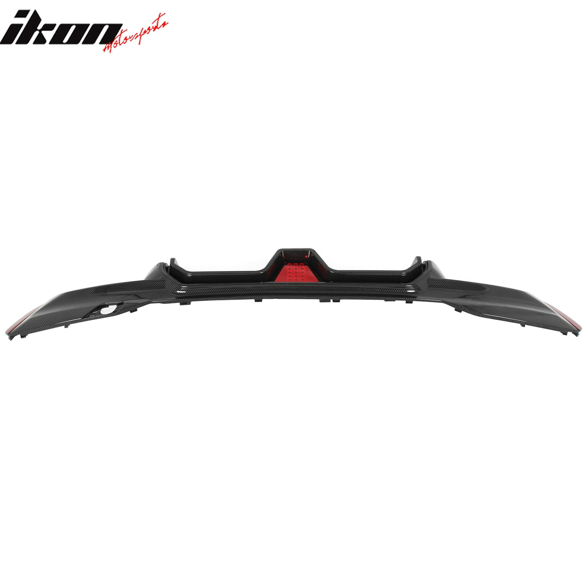 2017-2023 BMW G30 G31 G38 5 Series F90 M5 CS Style Rear Bumper Diffuser w/ LED Light Carbon Fiber Print PP