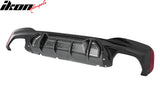 2017-2020 BMW G30 5 Series MP Style Rear Diffuser+ Silver Quad Exhaust