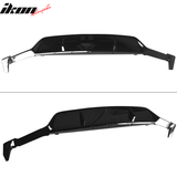 2017-2020 BMW G30 5 Series 3D Style Glossy Black Rear Bumper Diffuser