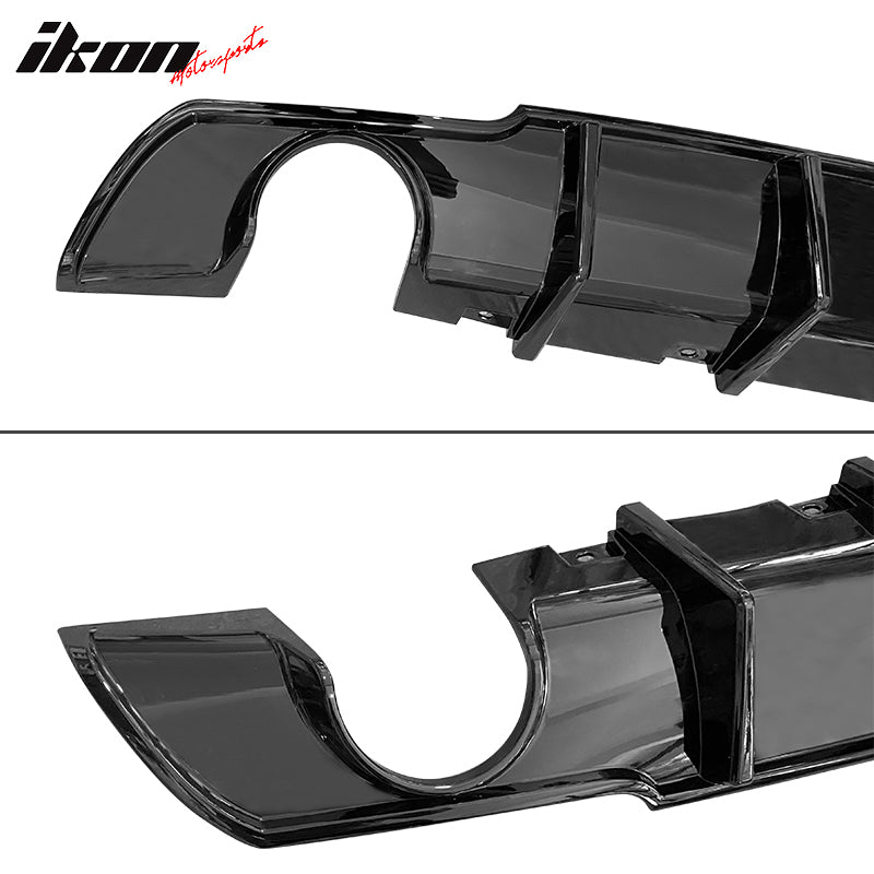 2015-2024 Chrysler 300 4 Shark Fin Style Rear Diffuser Lip PP