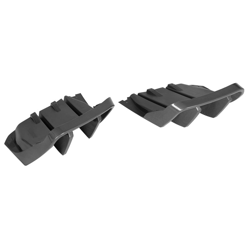 2014-2019 Chevy Corvette IKON Rear Bumper Diffuser Lip PP
