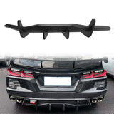 2020-2025 Chevy Corvette C8 Matte Black Rear Bumper Diffuser ABS