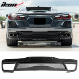 Rear Diffuser Lip for Chevy Corvette C8 Stingray & Z51 2020-2026 Pearl Black PP