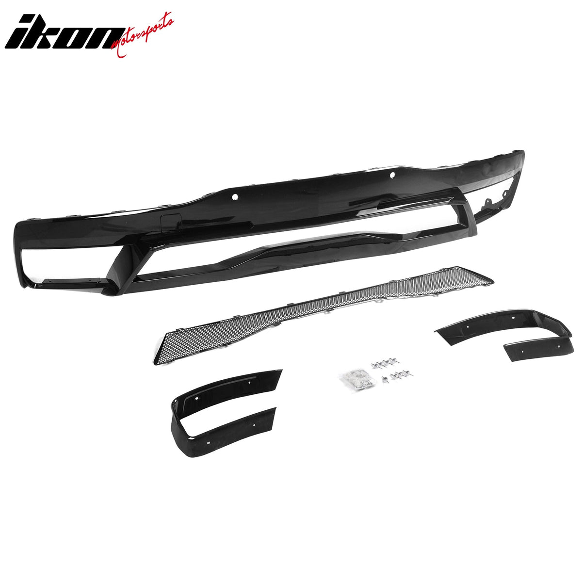 Rear Diffuser Lip for Chevy Corvette C8 Stingray & Z51 2020-2026 Pearl Black PP