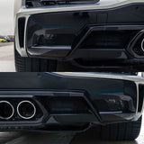2023-2026 Chevy Corvette C8 OE Style Rear Grilles Exhaust Bezel Iron