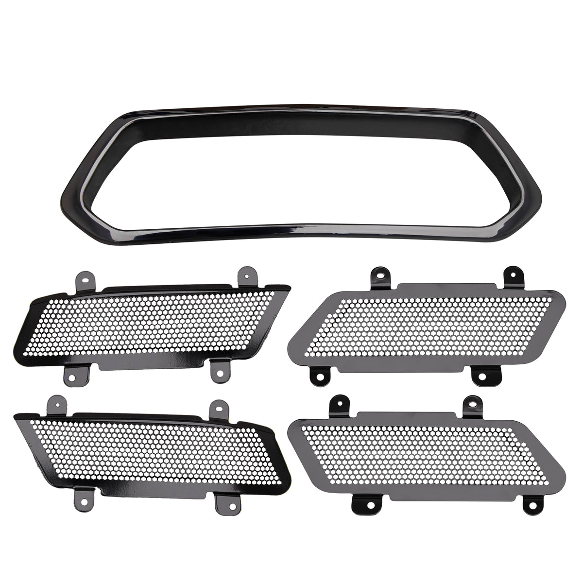 2023-2026 Chevy Corvette C8 OE Style Rear Grilles Exhaust Bezel Iron