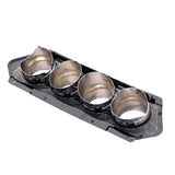2023-2026 Chevy Corvette C8 OE Style Silver Exhaust Tips Grilles Iron