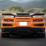 2023-2026 Chevy Corvette C8 OE Style Black Exhaust Tips Grilles Iron