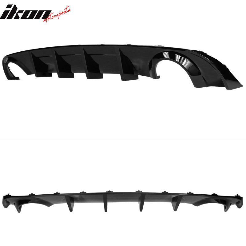 Rear Diffuser Splitter for 2015-2024 Dodge Charger Base SXT  PP
